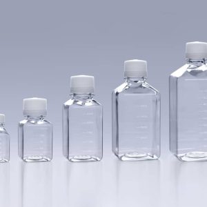 PET Square Media Bottles